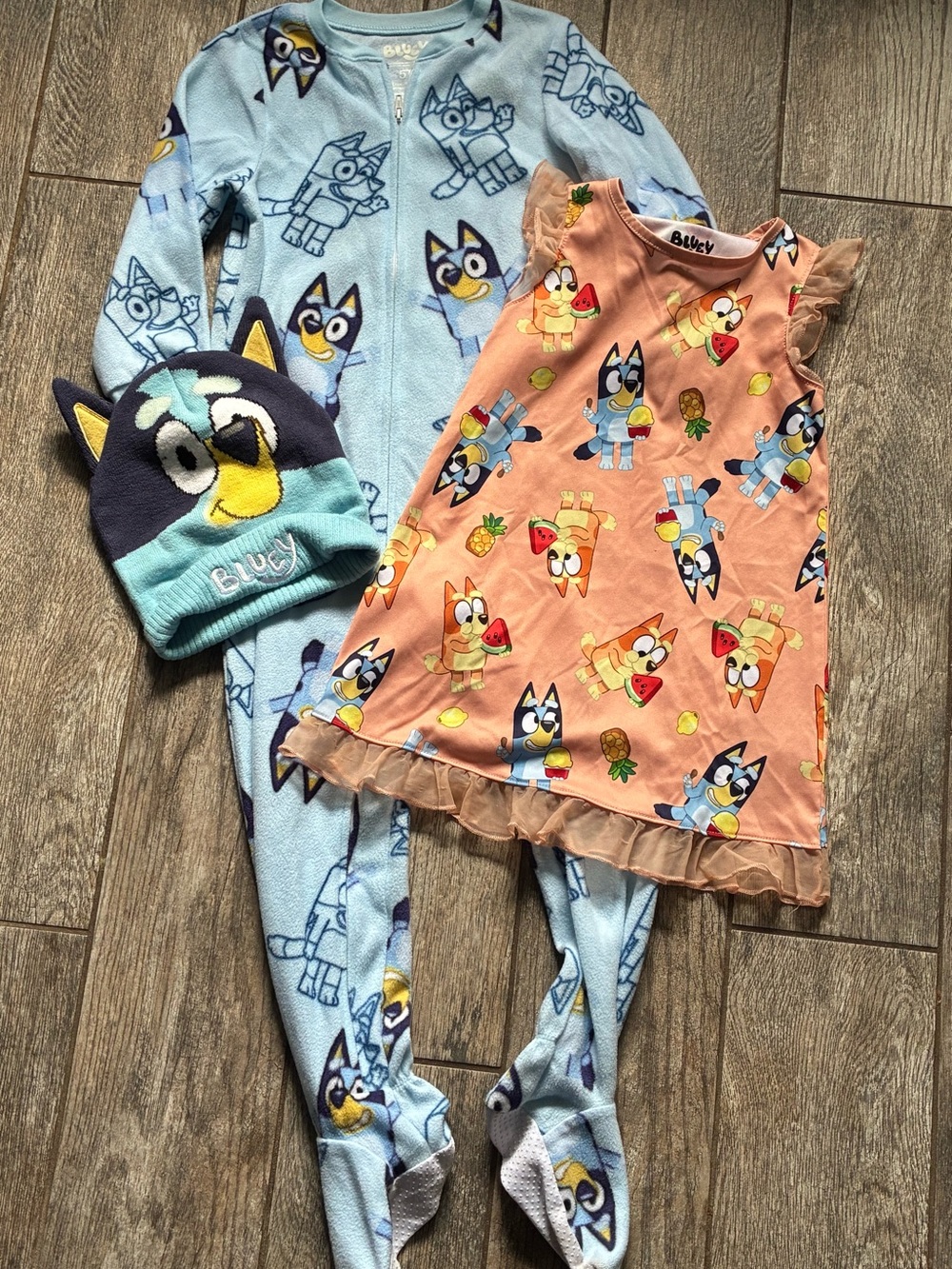 Bluey Girls Pajama Bundle Size 5T